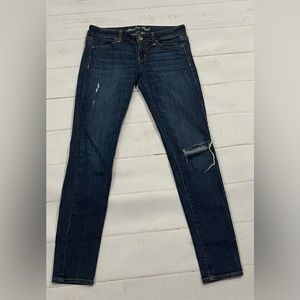 Womans American Eagle Skinny Jean Jeggings size 4 Regular